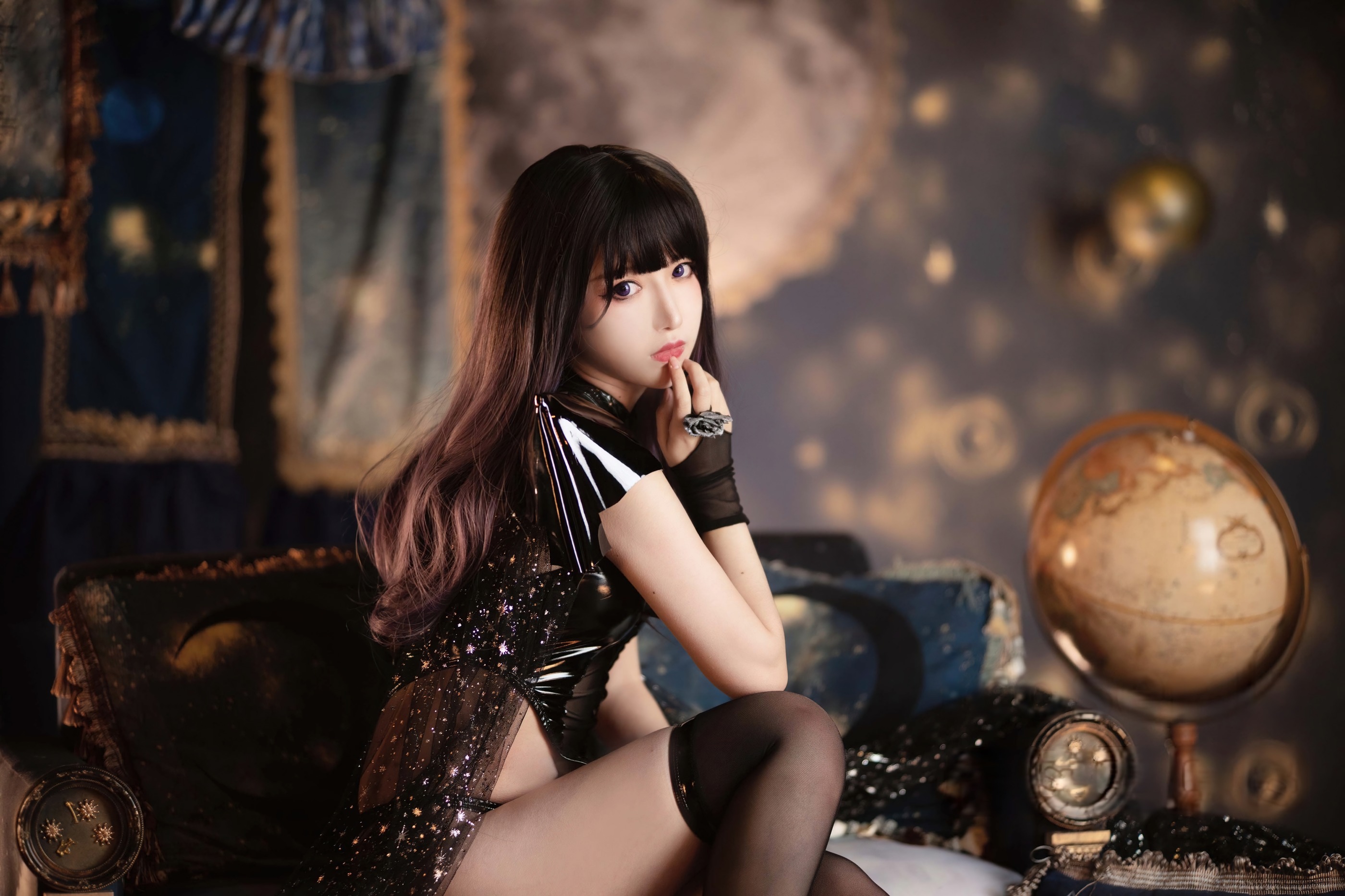 图片[1]-Shika小鹿鹿 – NO.119 万圣节魅魔 [13P]-XikXak